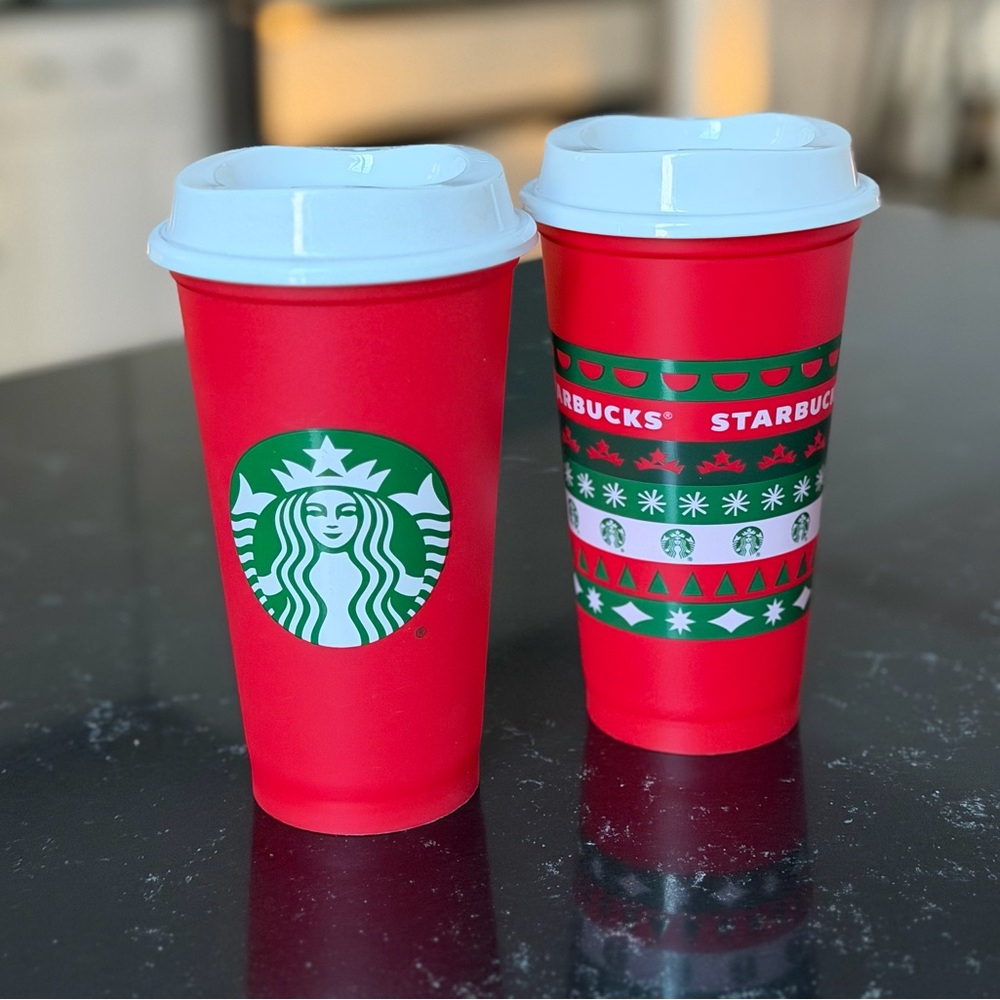 Starbucks Red Cups (2)